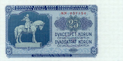 25 korun   1953   front